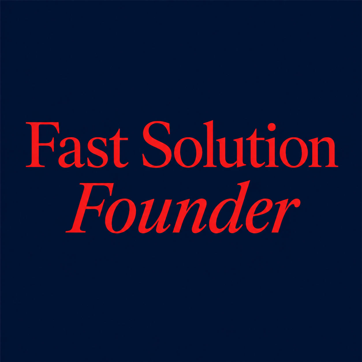 fast track founder